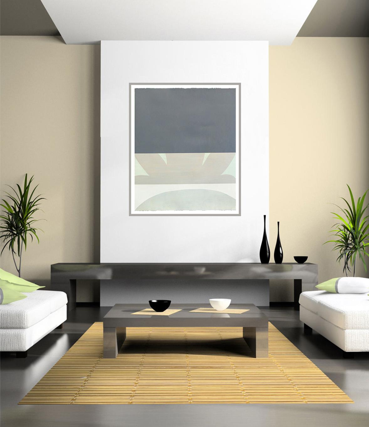 Home interior 3D rendering
